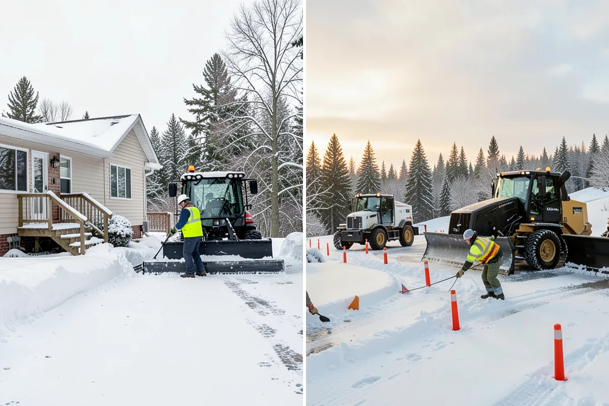 Same-Day Snow Removal in Lakewood, Pierce County, WA - We confirm availability and your same-day window