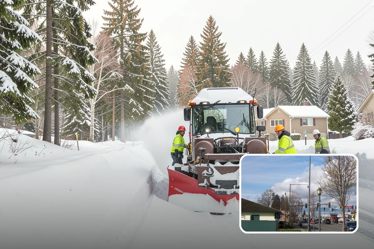 Same-Day Snow Removal in Marysville, Snohomish County, WA - Restores access within hours of your call