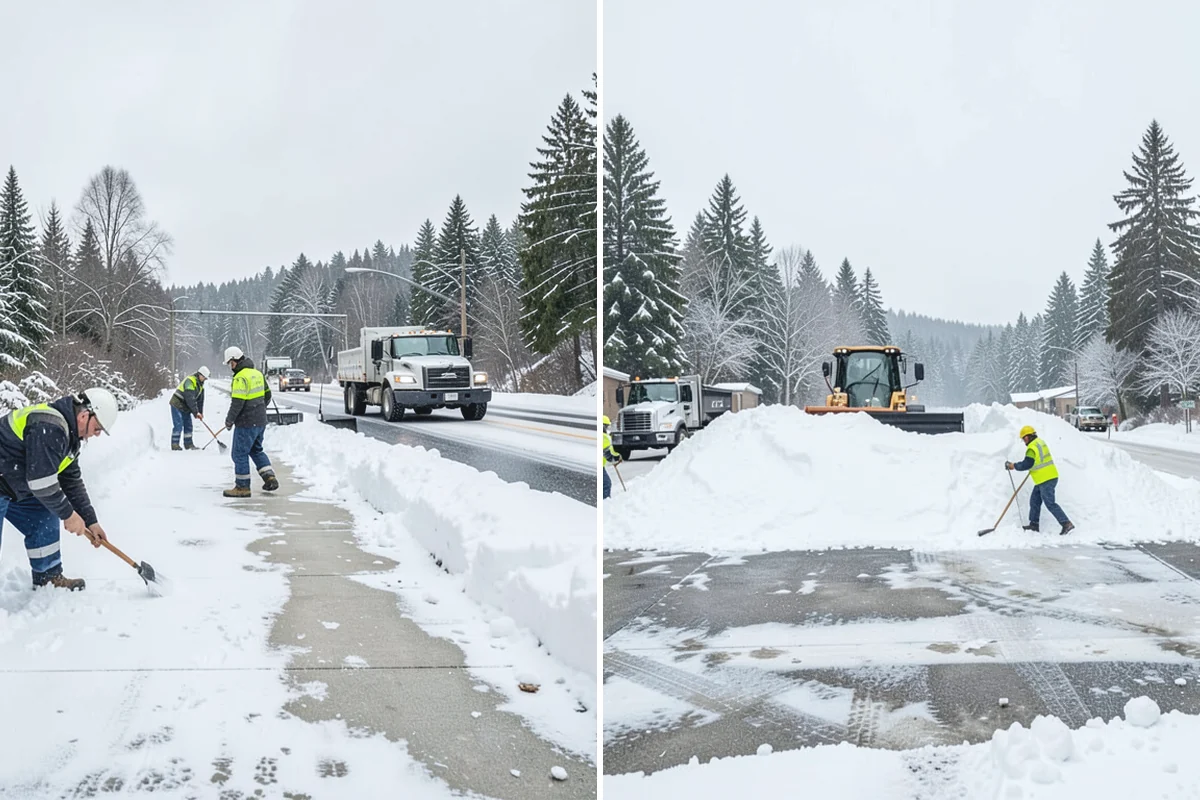 Same-Day Snow Removal in Medina, King County, WA - We confirm availability and your same-day window
