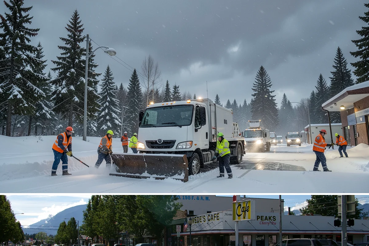 Same-Day Snow Removal in North Bend, King County, WA - No advance booking is needed, but calling early on a snowy morning secures the soonest same-day slot.