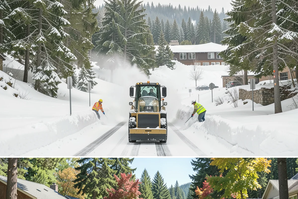 Same-Day Snow Removal in Orting, Pierce County, WA - No advance booking is needed, but calling early on a snowy morning secures the soonest same-day slot.