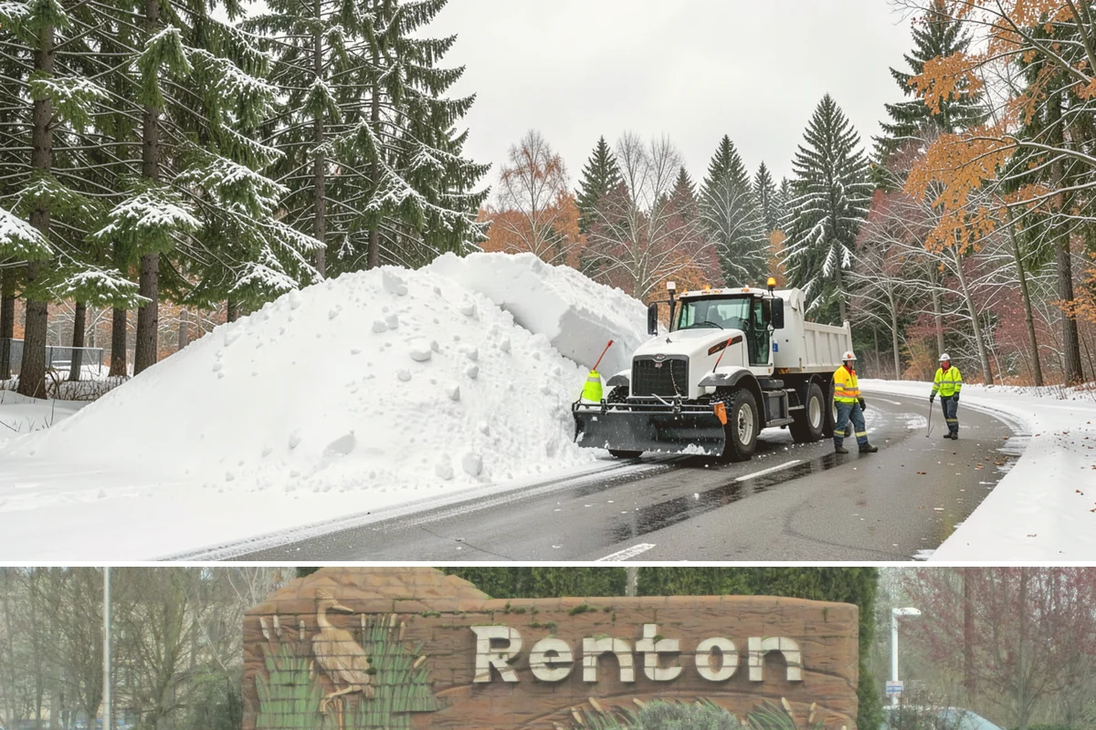 Same-Day Snow Removal in Renton, King County, WA - No advance booking is needed, but calling early on a snowy morning secures the soonest same-day slot.