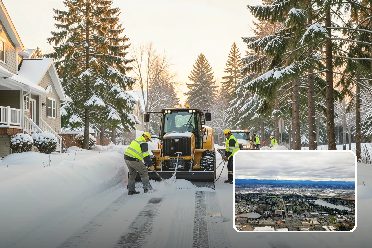 Same-Day Snow Removal in SeaTac, King County, WA - Restores access within hours of your call