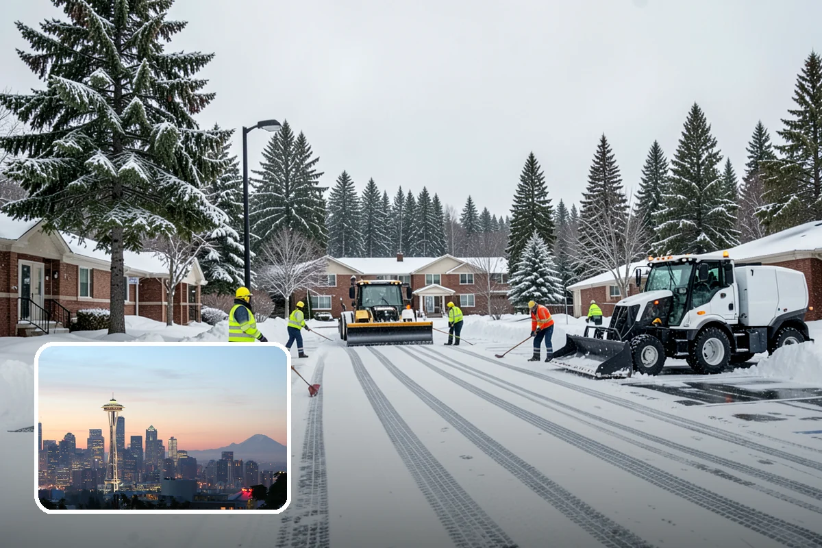 Same-Day Snow Removal in Seattle, King County, WA - Restores access within hours of your call