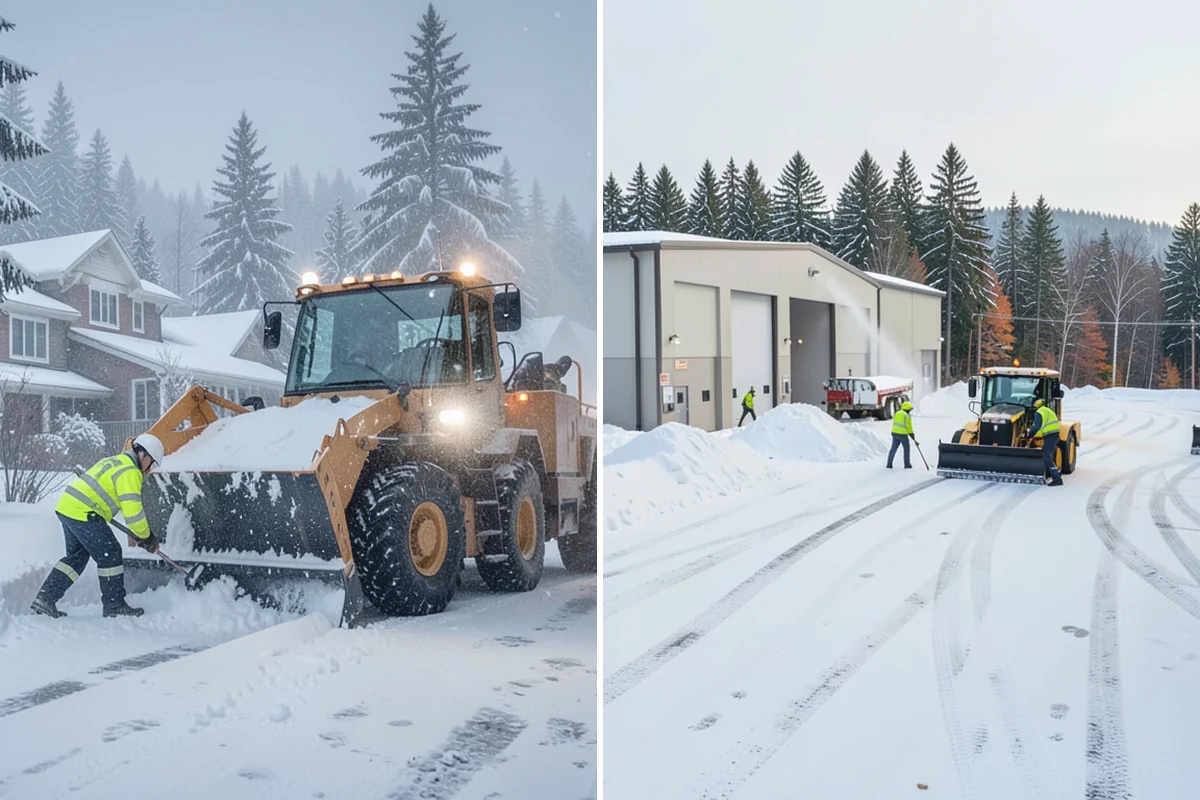 Same-Day Snow Removal in Wilkeson, Pierce County, WA - We confirm availability and your same-day window