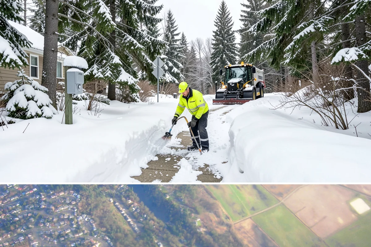 Sand Application in Algona, King County, WA - Sand application peaks during December and January Arctic outflow events when Puget Sound temperatures drop into the teens and...