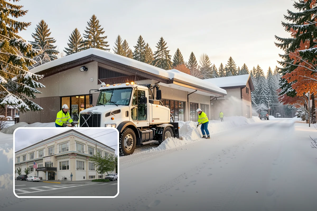 Sand Application in Anacortes, Skagit County, WA - Provides traction even in the teens when deicers stall
