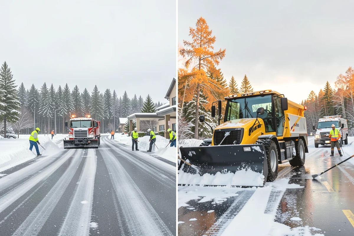 Sand Application in Anacortes, Skagit County, WA - Identify slopes, curves, and pedestrian routes needing grip