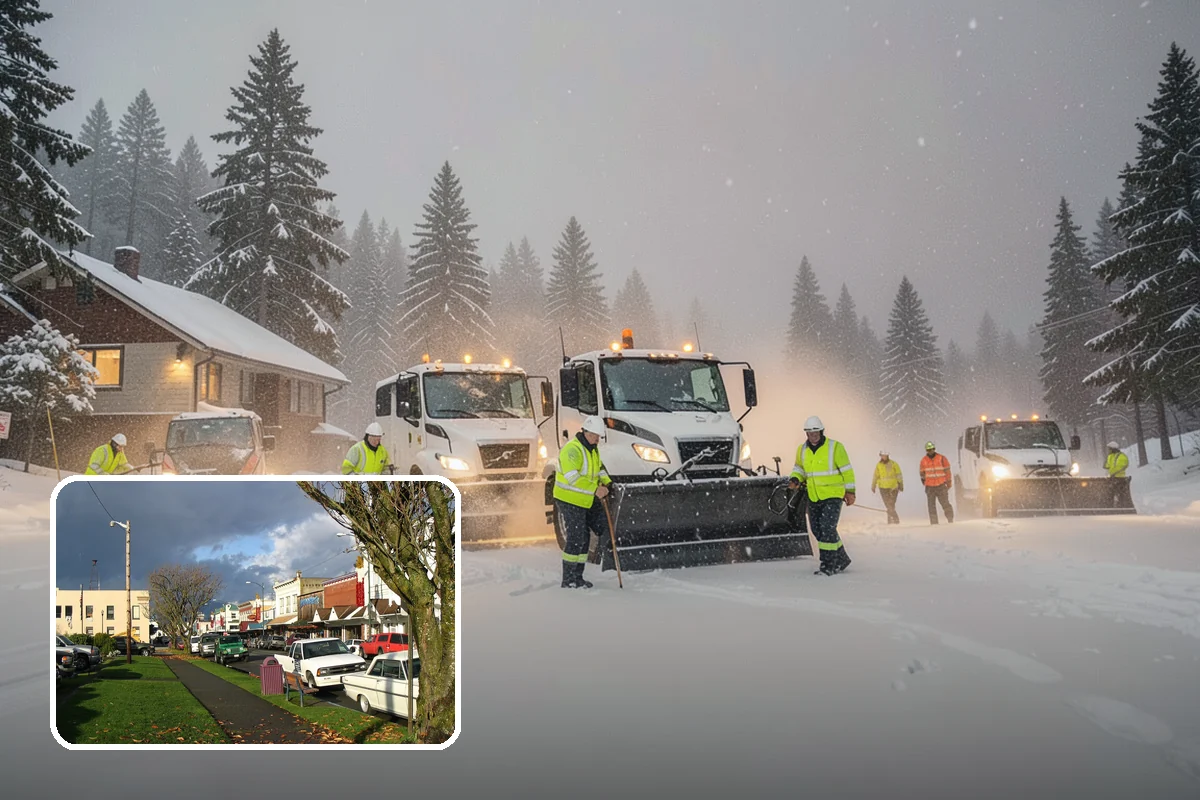 Sand Application in Arlington, Snohomish County, WA - Provides traction even in the teens when deicers stall
