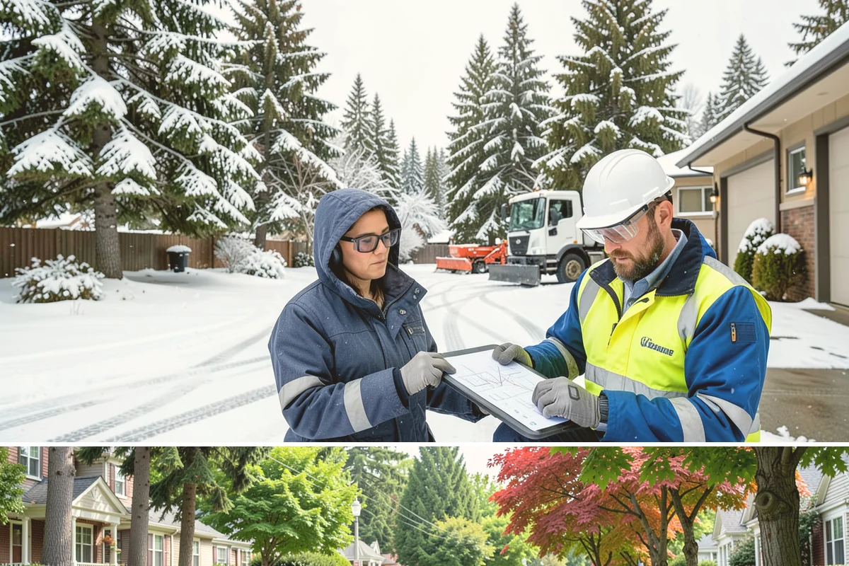 Sand Application in Beaux Arts Village, King County, WA - Sand application peaks during December and January Arctic outflow events when Puget Sound temperatures drop into the teens and...