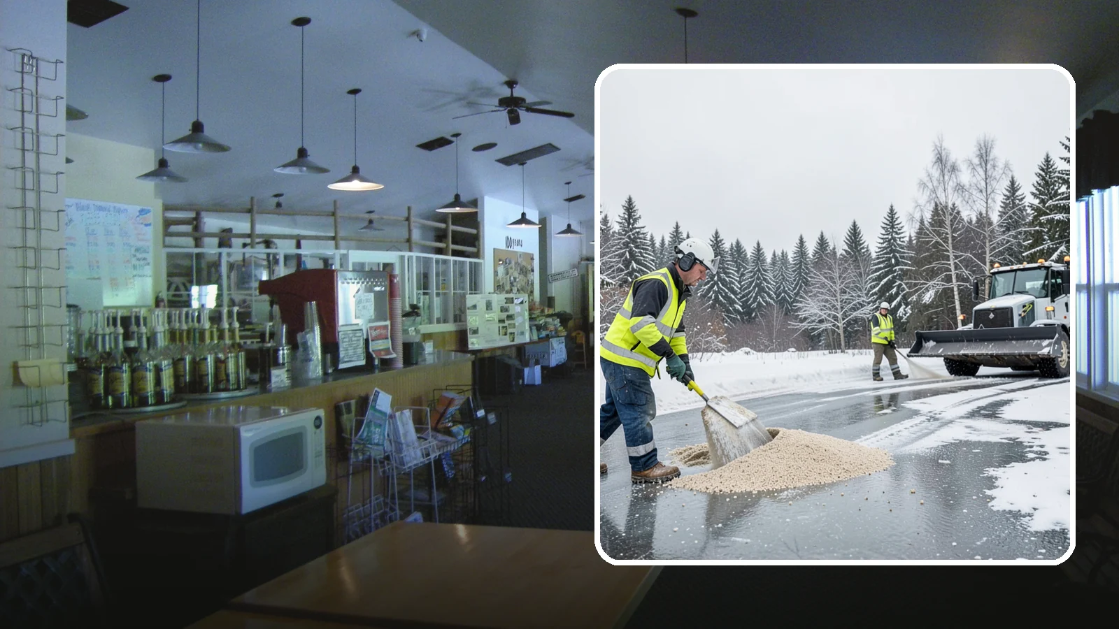 Sand Application in Black Diamond, King County, WA - Sand application delivers instant traction on packed ice and during the deep freezes where deicers alone lose their punch.