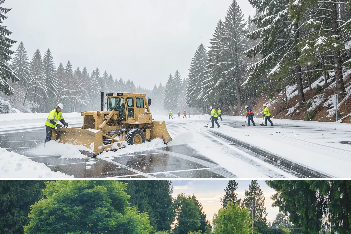 Sand Application in Bonney Lake, Pierce County, WA - Sand application peaks during December and January Arctic outflow events when Puget Sound temperatures drop into the teens and...