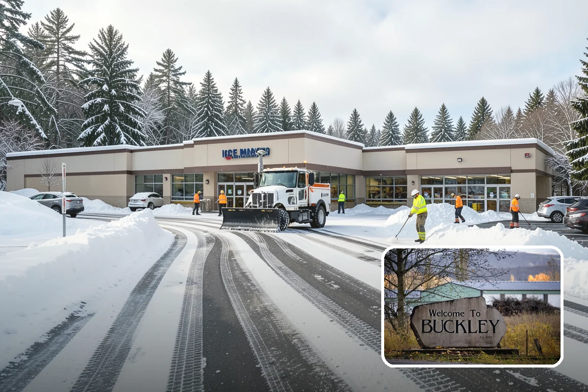 Sand Application in Buckley, Pierce County, WA - Provides traction even in the teens when deicers stall