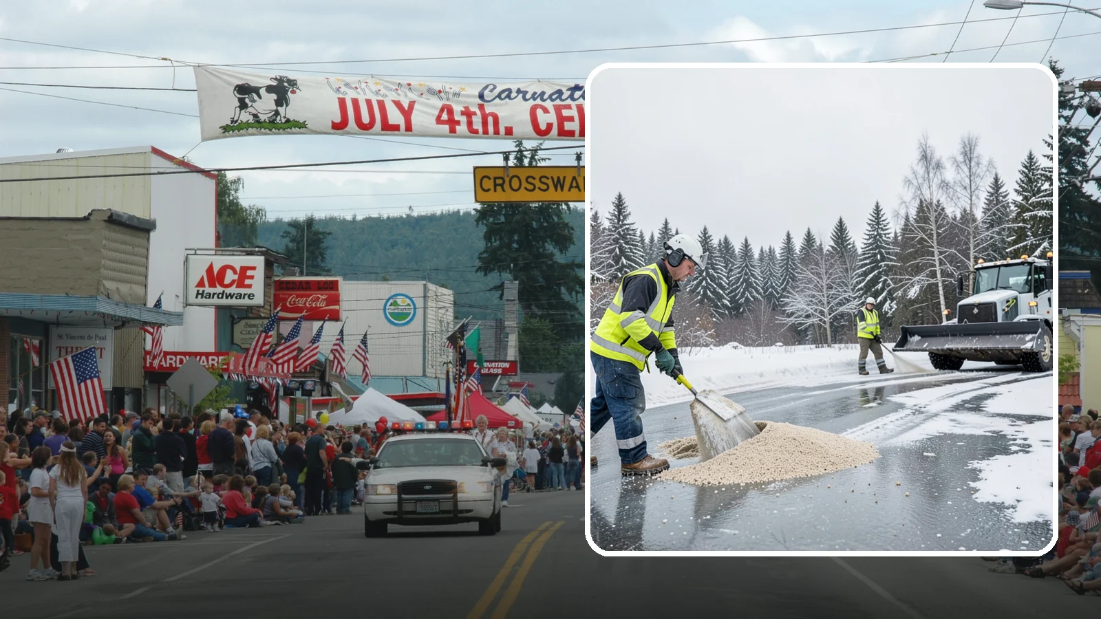 Sand Application in Carnation, King County, WA - Sand application delivers instant traction on packed ice and during the deep freezes where deicers alone lose their punch.
