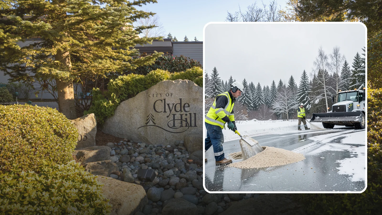 Sand Application in Clyde Hill, King County, WA - Sand application delivers instant traction on packed ice and during the deep freezes where deicers alone lose their punch.