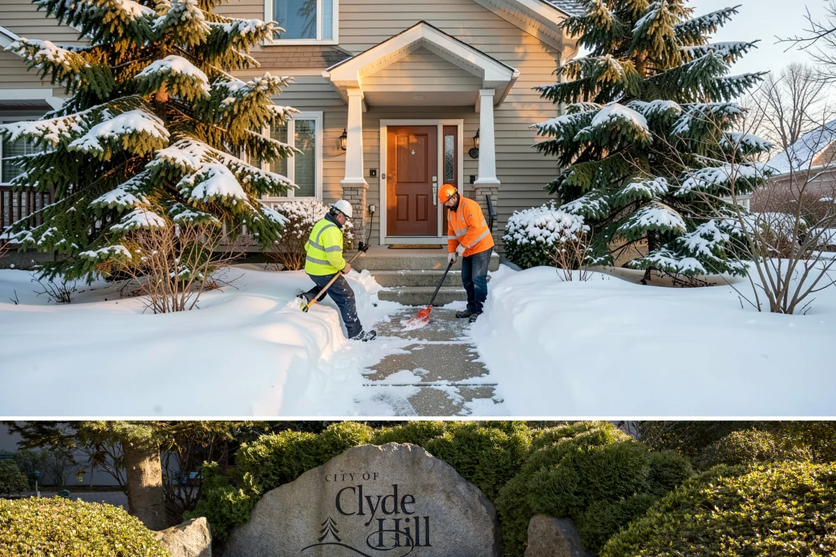 Sand Application in Clyde Hill, King County, WA - Sand application peaks during December and January Arctic outflow events when Puget Sound temperatures drop into the teens and...