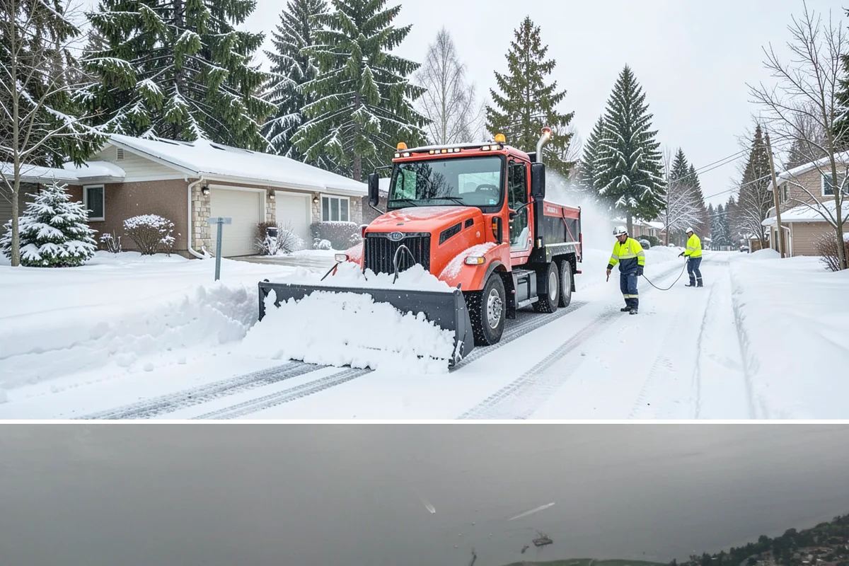 Sand Application in Des Moines, King County, WA - Sand application peaks during December and January Arctic outflow events when Puget Sound temperatures drop into the teens and...