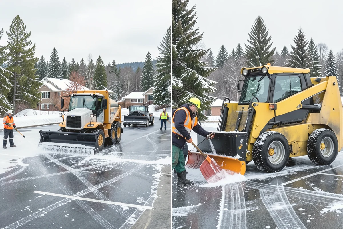 Sand Application in Edgewood, Pierce County, WA - Identify slopes, curves, and pedestrian routes needing grip