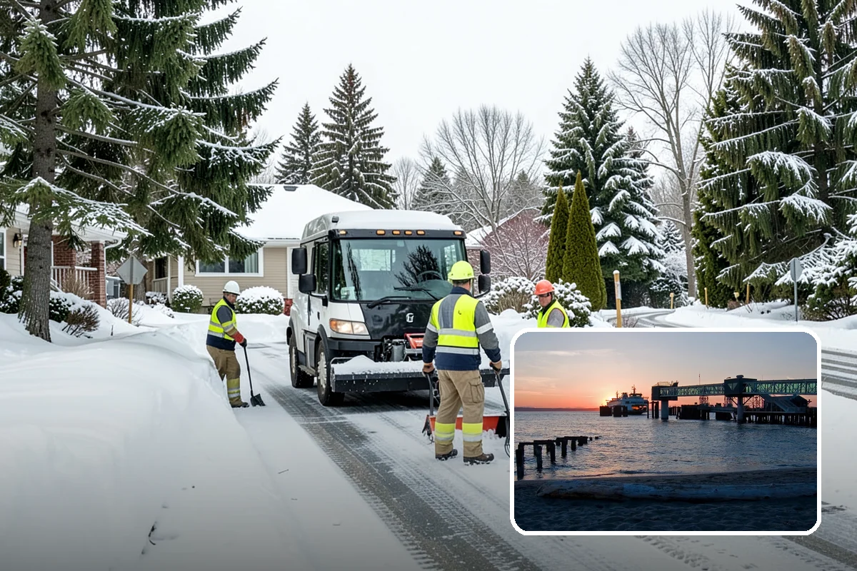 Sand Application in Edmonds, Snohomish County, WA - Provides traction even in the teens when deicers stall