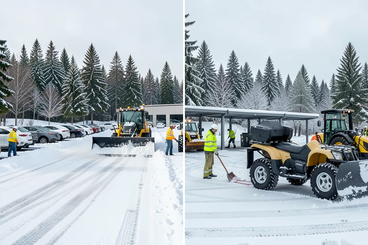 Sand Application in Federal Way, King County, WA - Identify slopes, curves, and pedestrian routes needing grip