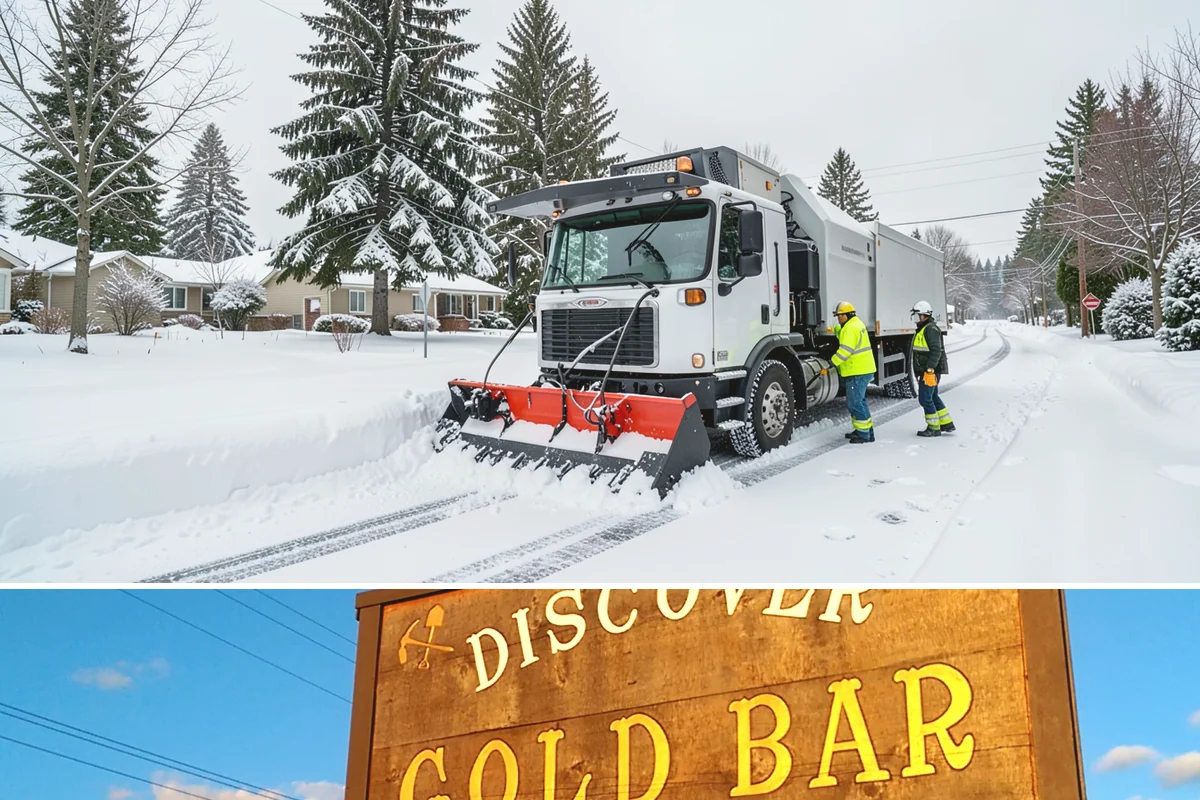 Sand Application in Gold Bar, Snohomish County, WA - Sand application peaks during December and January Arctic outflow events when Puget Sound temperatures drop into the teens and...