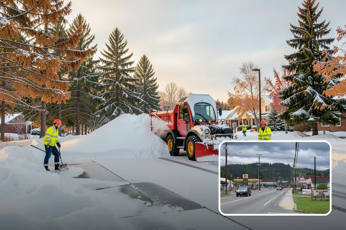 Sand Application in Granite Falls, Snohomish County, WA - Provides traction even in the teens when deicers stall