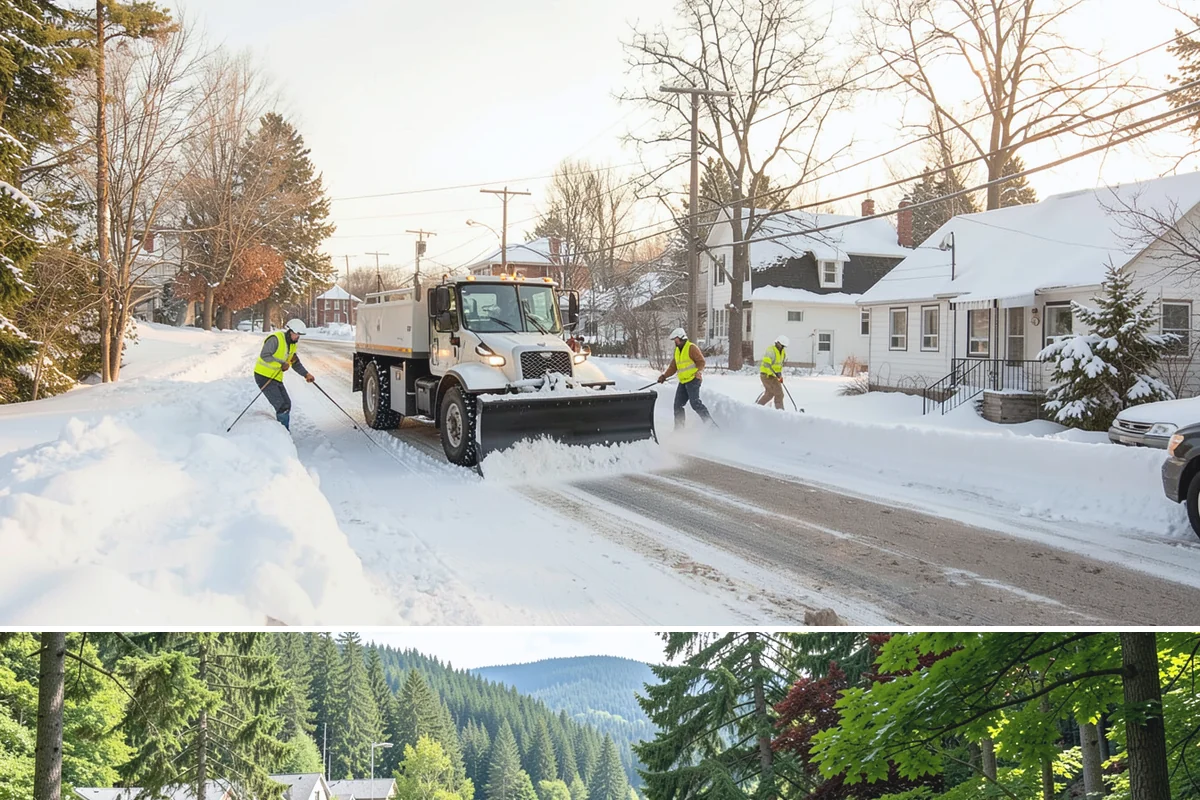 Sand Application in Lake Forest Park, King County, WA - Sand application peaks during December and January Arctic outflow events when Puget Sound temperatures drop into the teens and...
