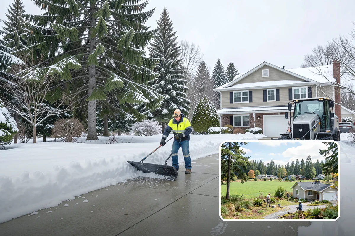 Sand Application in Lyman, Skagit County, WA - Provides traction even in the teens when deicers stall