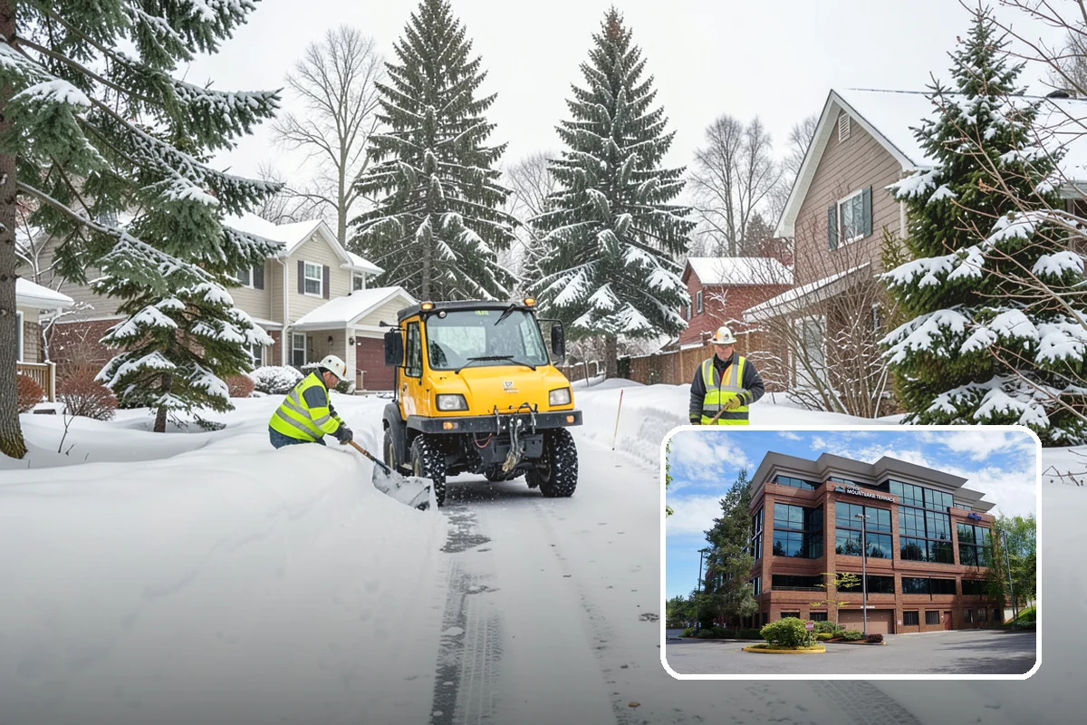 Sand Application in Mountlake Terrace, Snohomish County, WA - Provides traction even in the teens when deicers stall
