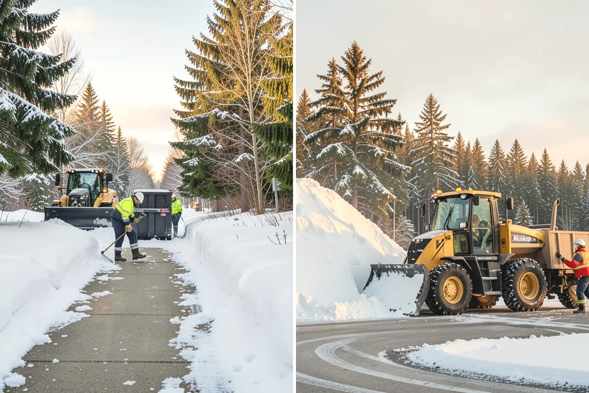 Sand Application in Oak Harbor, Island County, WA - Identify slopes, curves, and pedestrian routes needing grip
