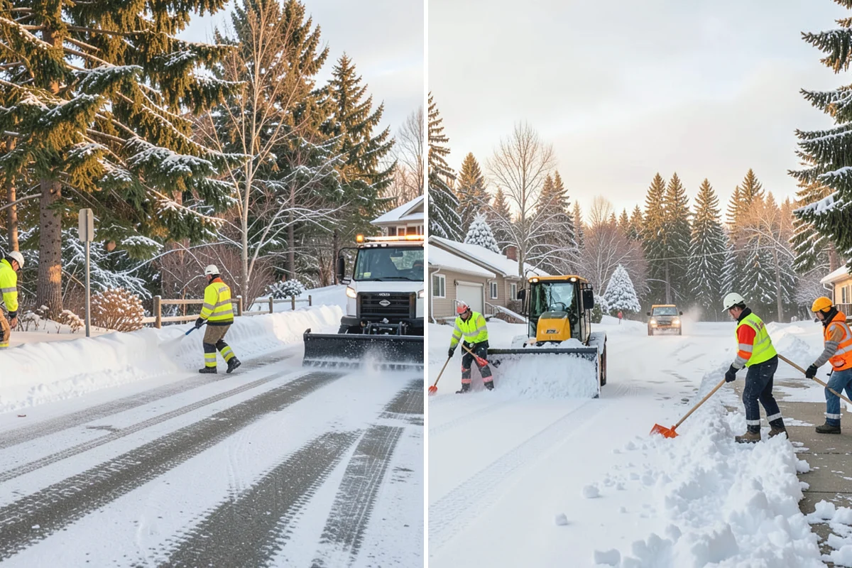 Sand Application in Renton, King County, WA - Identify slopes, curves, and pedestrian routes needing grip