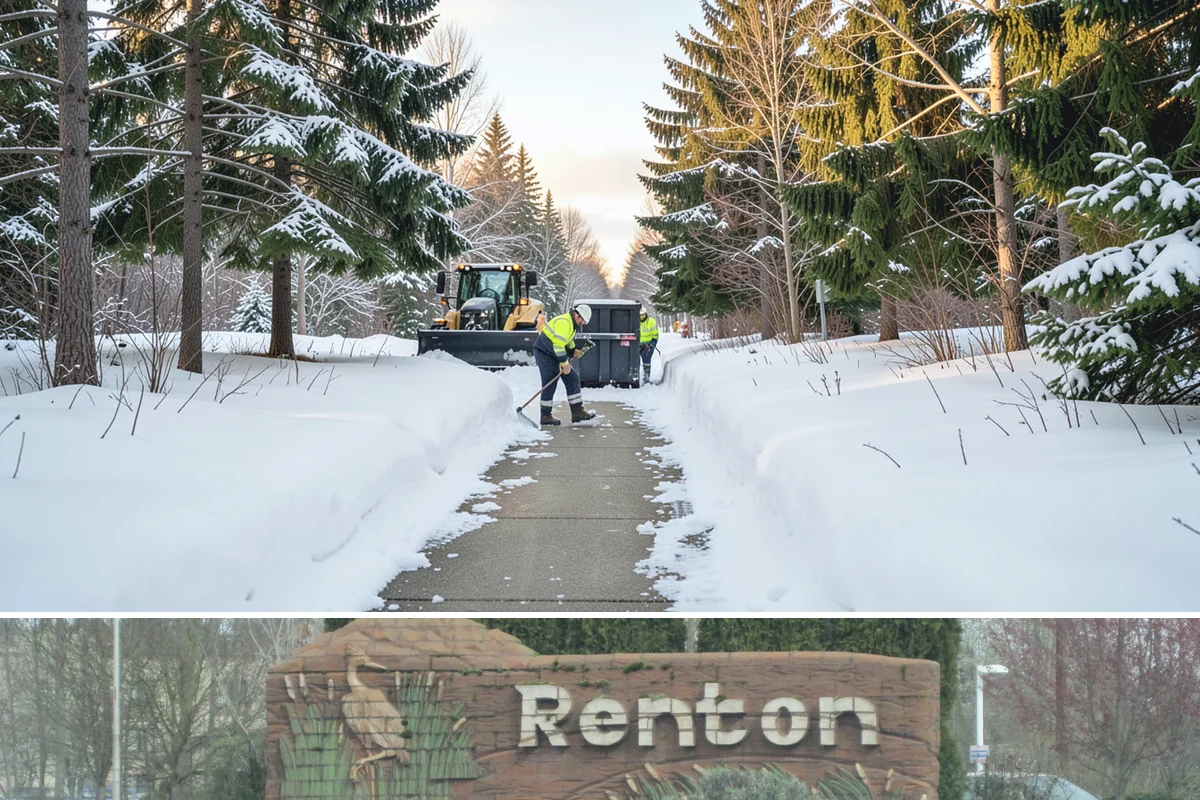 Sand Application in Renton, King County, WA - Sand application peaks during December and January Arctic outflow events when Puget Sound temperatures drop into the teens and...