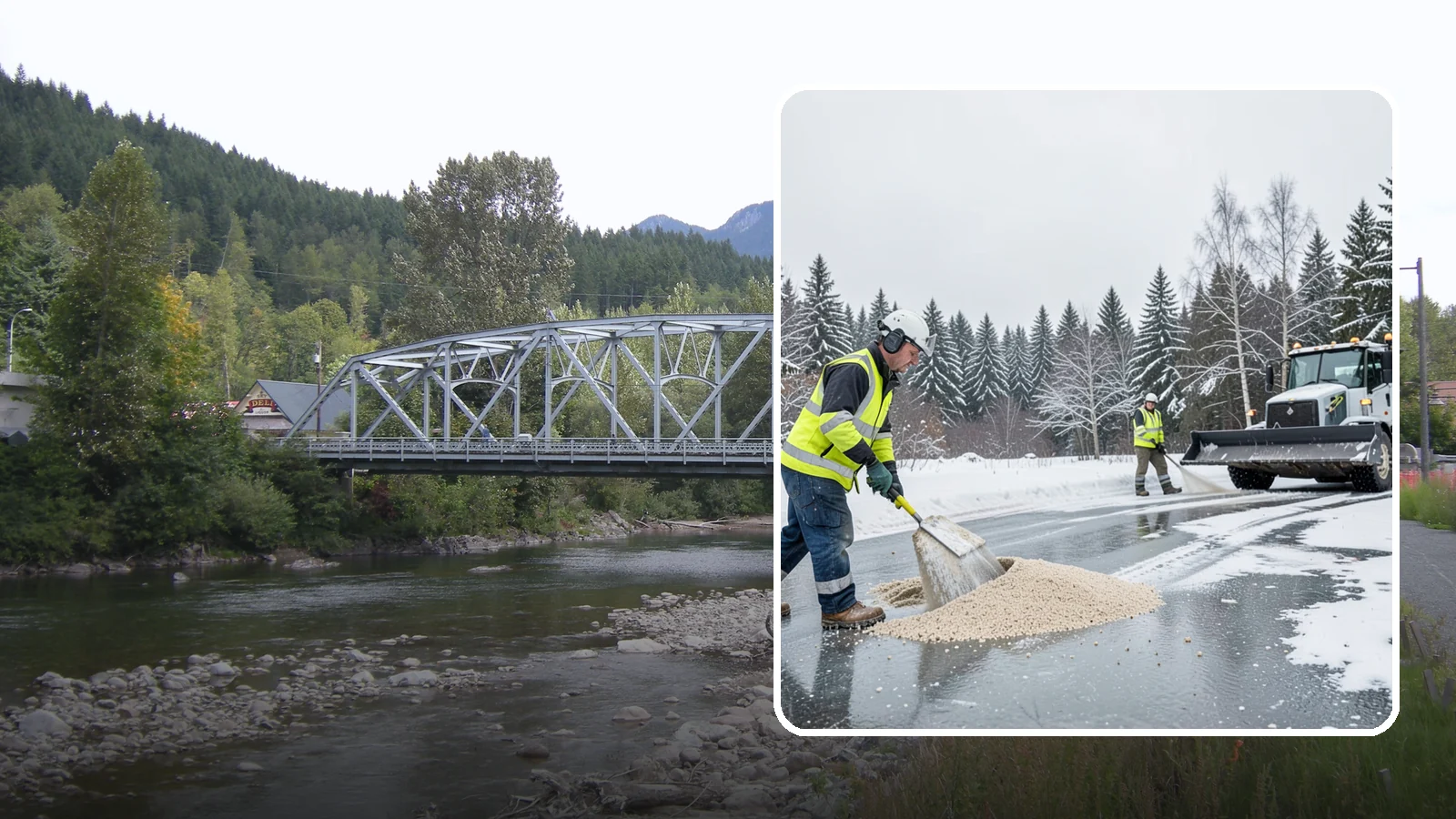Sand Application in Skykomish, King County, WA - Sand application delivers instant traction on packed ice and during the deep freezes where deicers alone lose their punch.