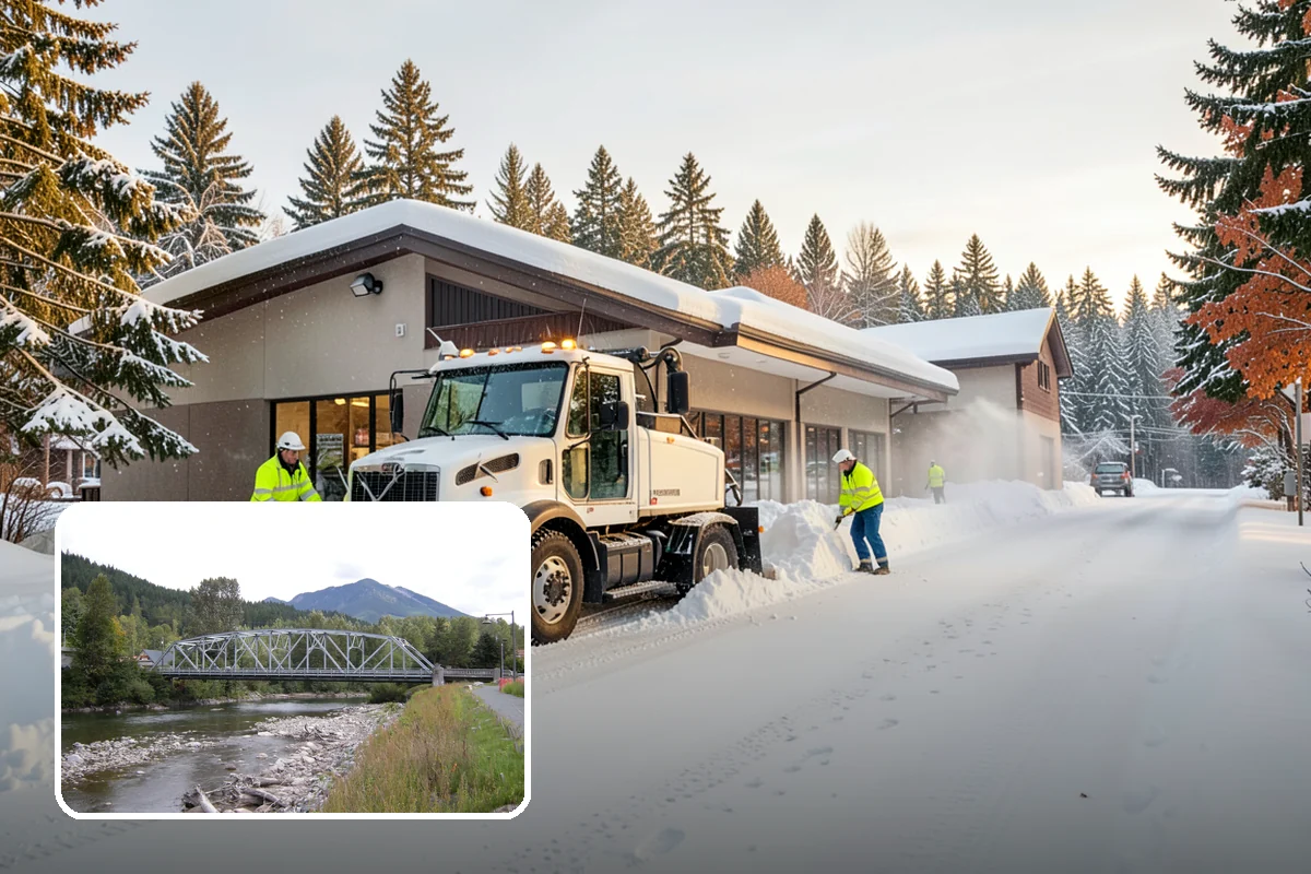 Sand Application in Skykomish, King County, WA - Provides traction even in the teens when deicers stall