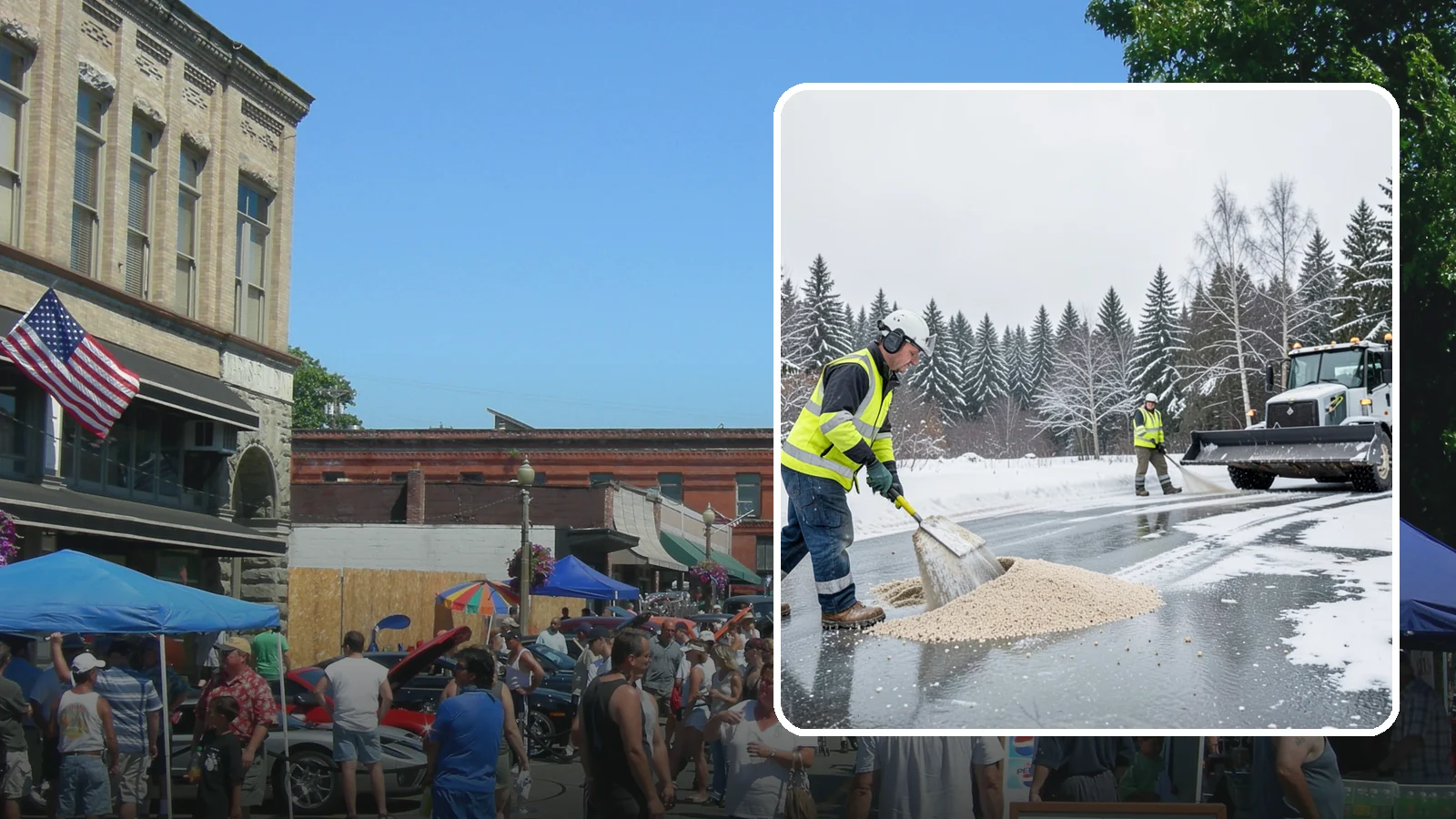 Sand Application in Snohomish, Snohomish County, WA - Sand application delivers instant traction on packed ice and during the deep freezes where deicers alone lose their punch.