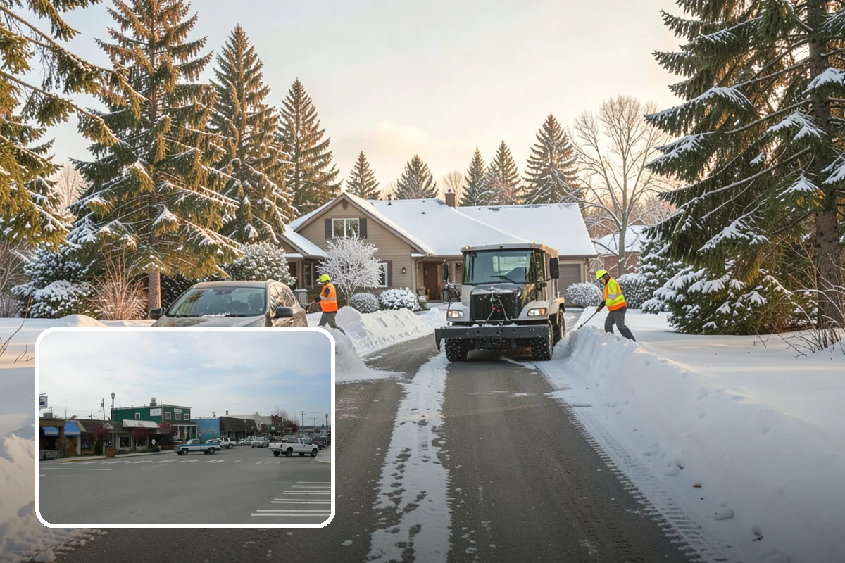 Sand Application in Stanwood, Snohomish County, WA - Provides traction even in the teens when deicers stall