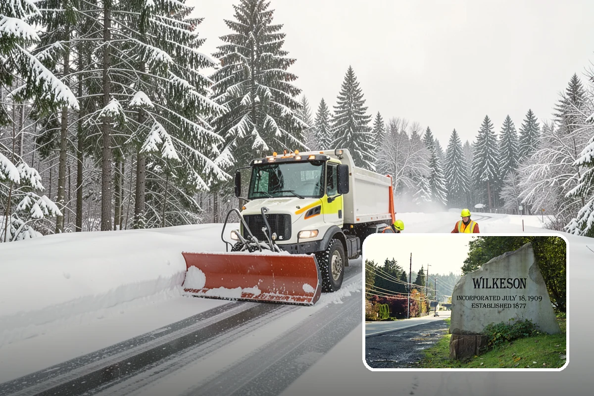 Sand Application in Wilkeson, Pierce County, WA - Provides traction even in the teens when deicers stall