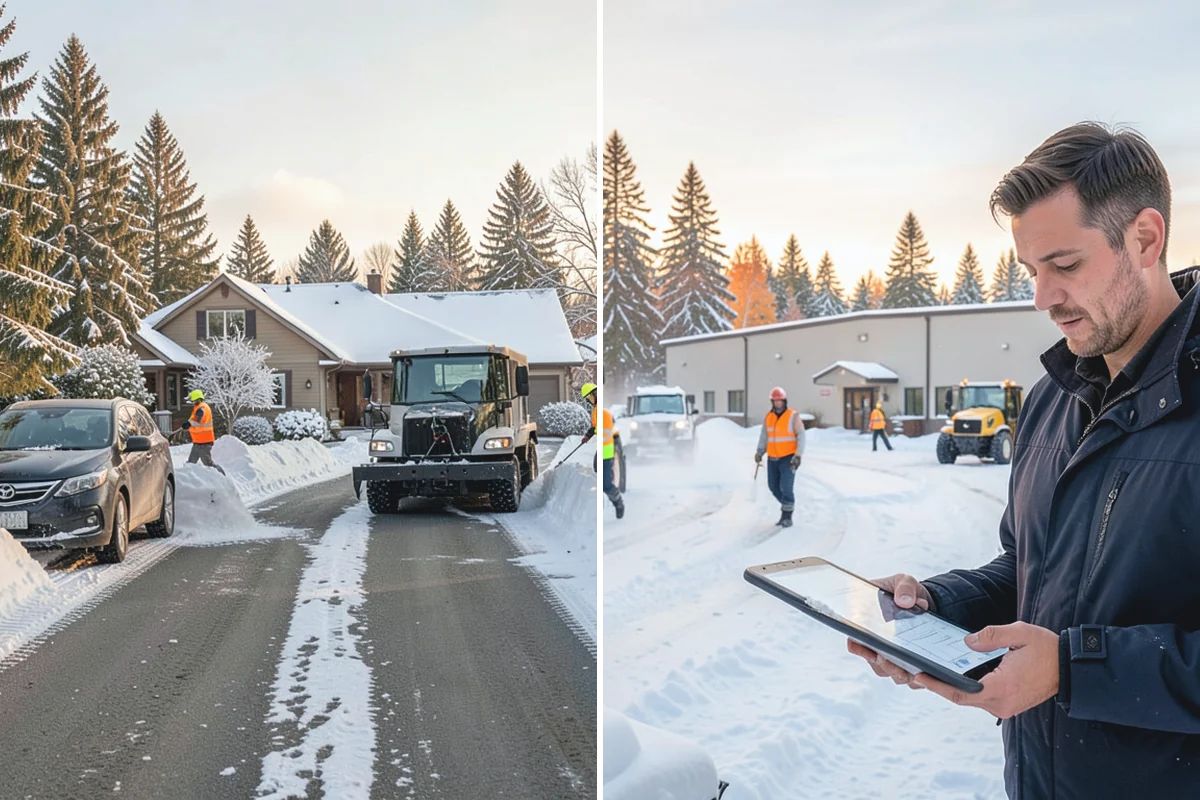 Sand Application in Wilkeson, Pierce County, WA - Identify slopes, curves, and pedestrian routes needing grip