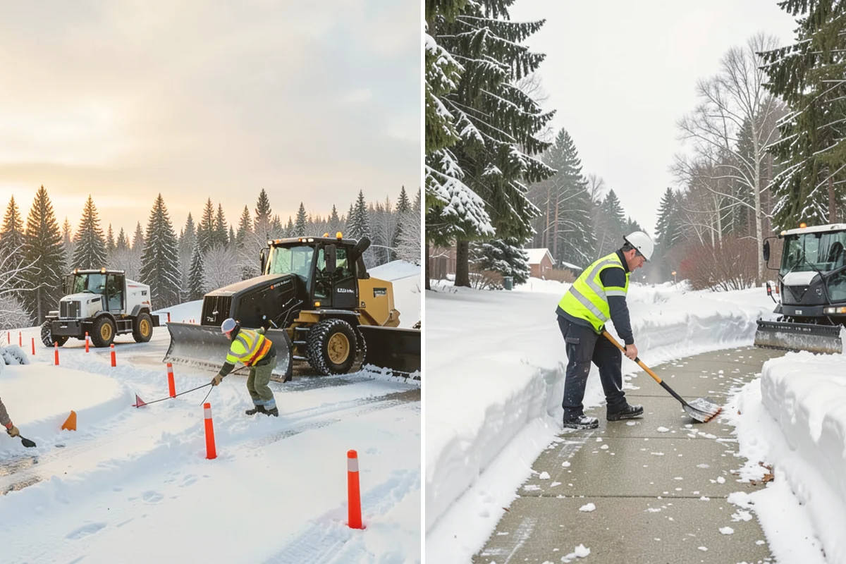 Sand Spreading in Algona, King County, WA - Assess whether temperatures are too low for effective salting