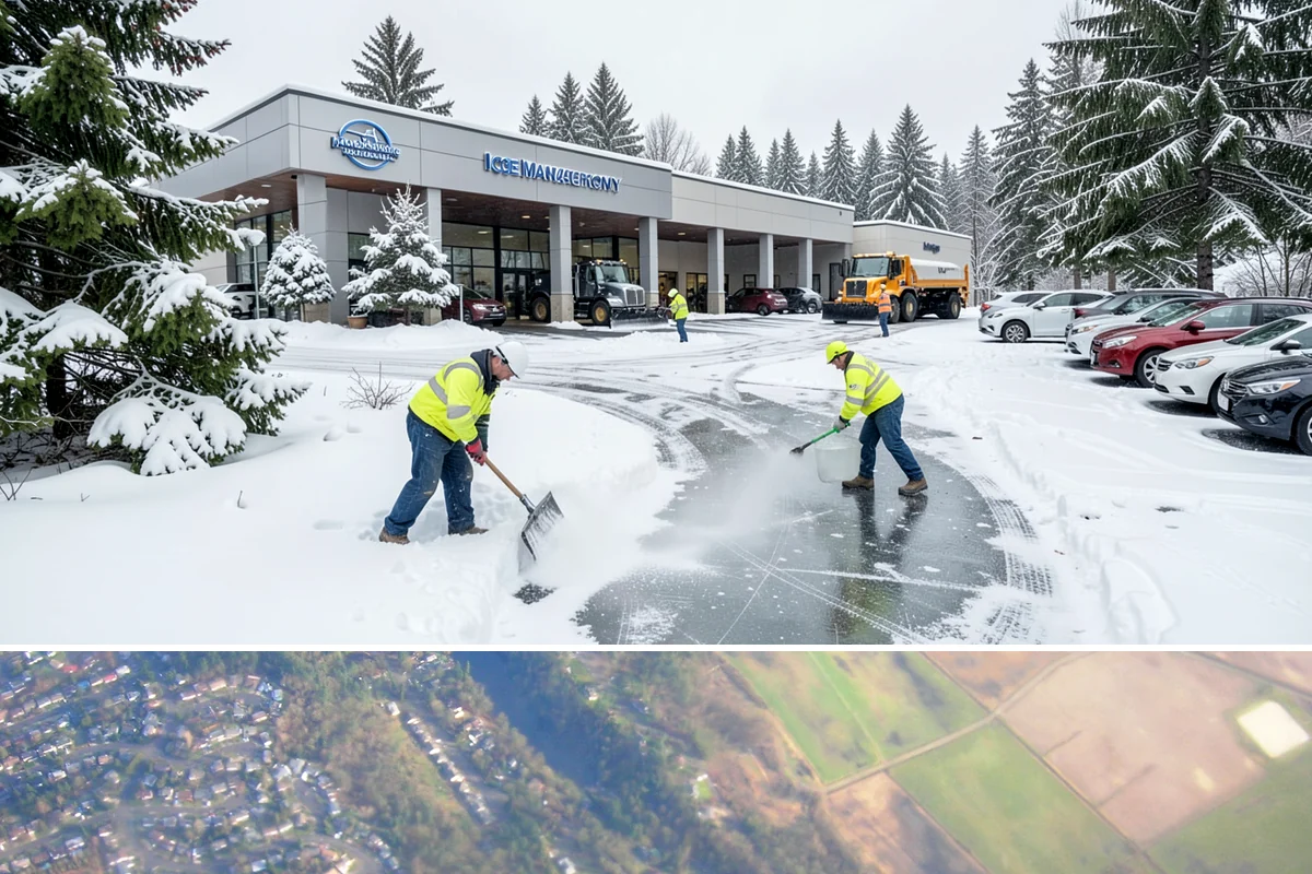 Sand Spreading in Algona, King County, WA - Sand spreading is most valuable during deep-cold snaps and at higher elevations from December through February.