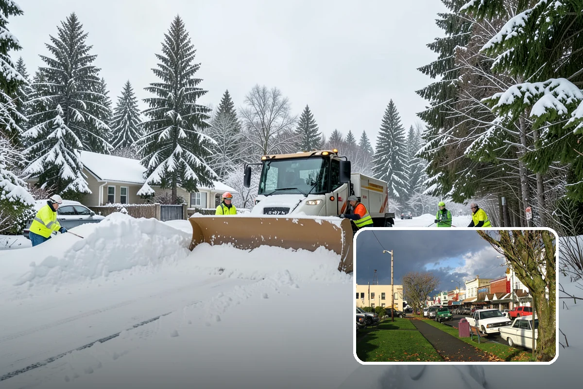 Sand Spreading in Arlington, Snohomish County, WA - Delivers traction instantly regardless of how cold it gets