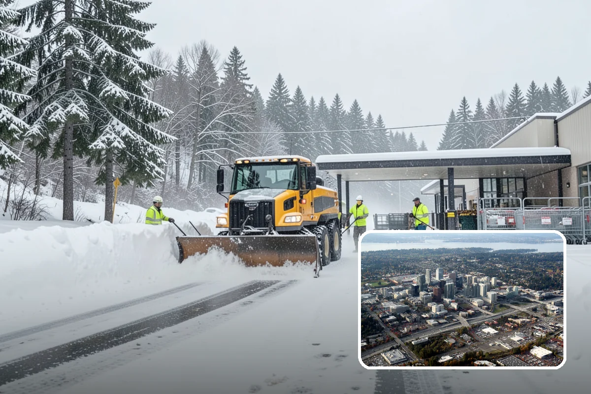 Sand Spreading in Bellevue, King County, WA - Delivers traction instantly regardless of how cold it gets