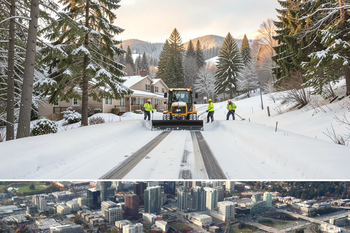 Sand Spreading in Bellevue, King County, WA - Sand spreading is most valuable during deep-cold snaps and at higher elevations from December through February.