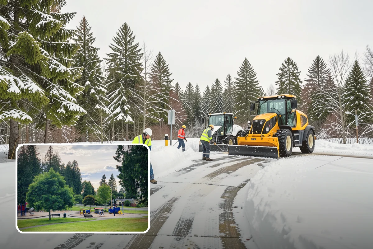 Sand Spreading in Bonney Lake, Pierce County, WA - Delivers traction instantly regardless of how cold it gets