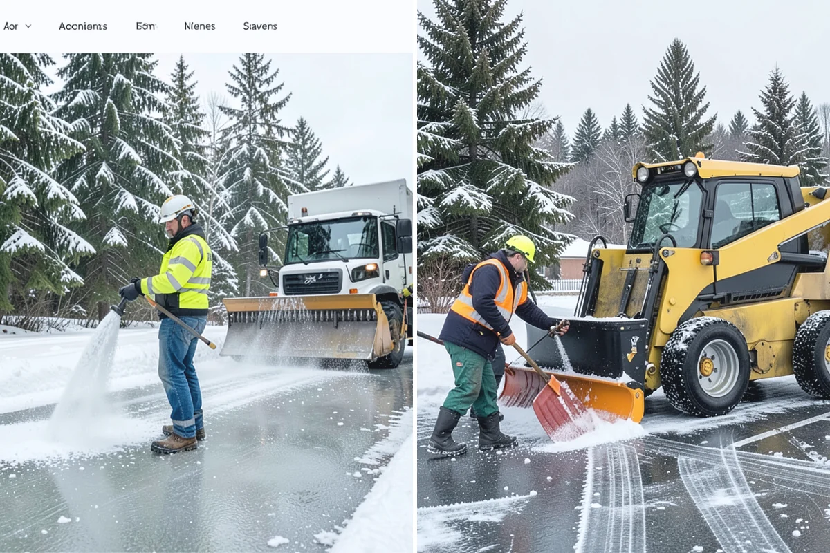Sand Spreading in Bonney Lake, Pierce County, WA - Assess whether temperatures are too low for effective salting