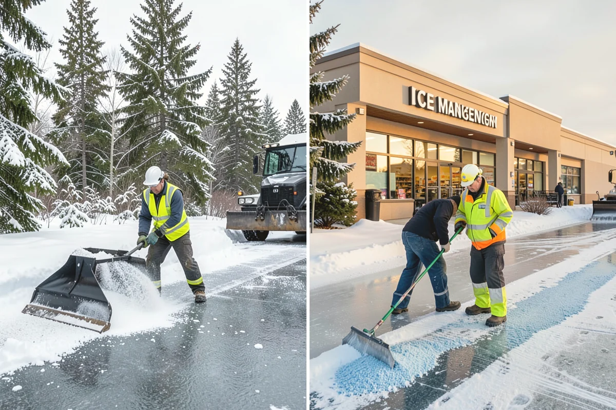 Sand Spreading in Burlington, Skagit County, WA - Assess whether temperatures are too low for effective salting