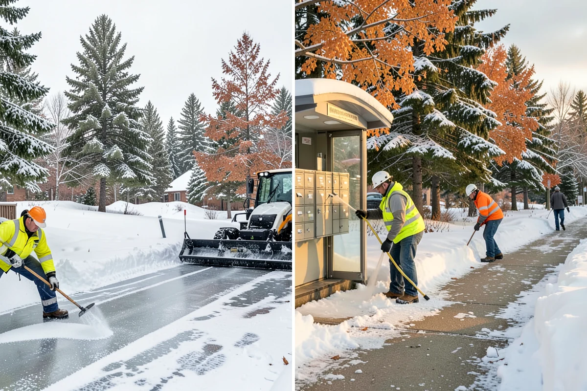 Sand Spreading in Concrete, Skagit County, WA - Assess whether temperatures are too low for effective salting
