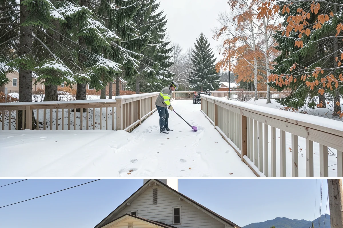 Sand Spreading in Concrete, Skagit County, WA - Sand spreading is most valuable during deep-cold snaps and at higher elevations from December through February.
