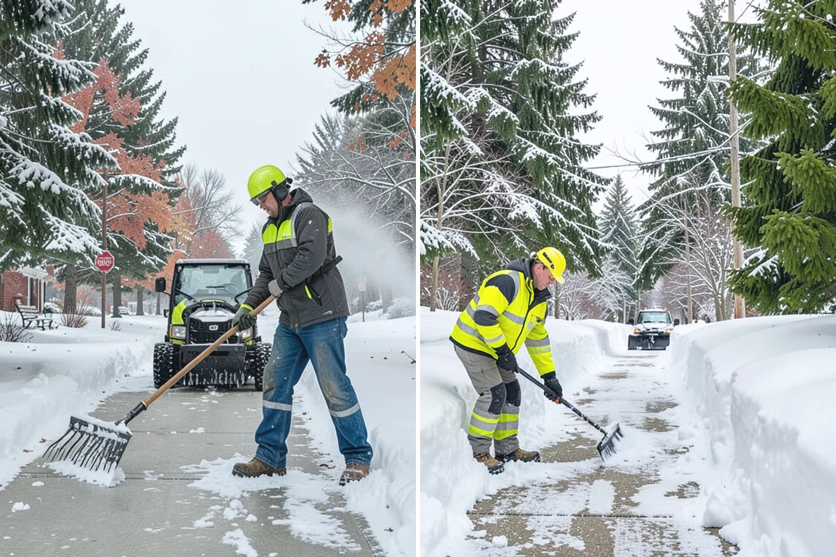 Sand Spreading in Coupeville, Island County, WA - Assess whether temperatures are too low for effective salting
