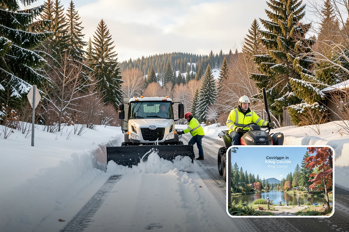 Sand Spreading in Covington, King County, WA - Delivers traction instantly regardless of how cold it gets